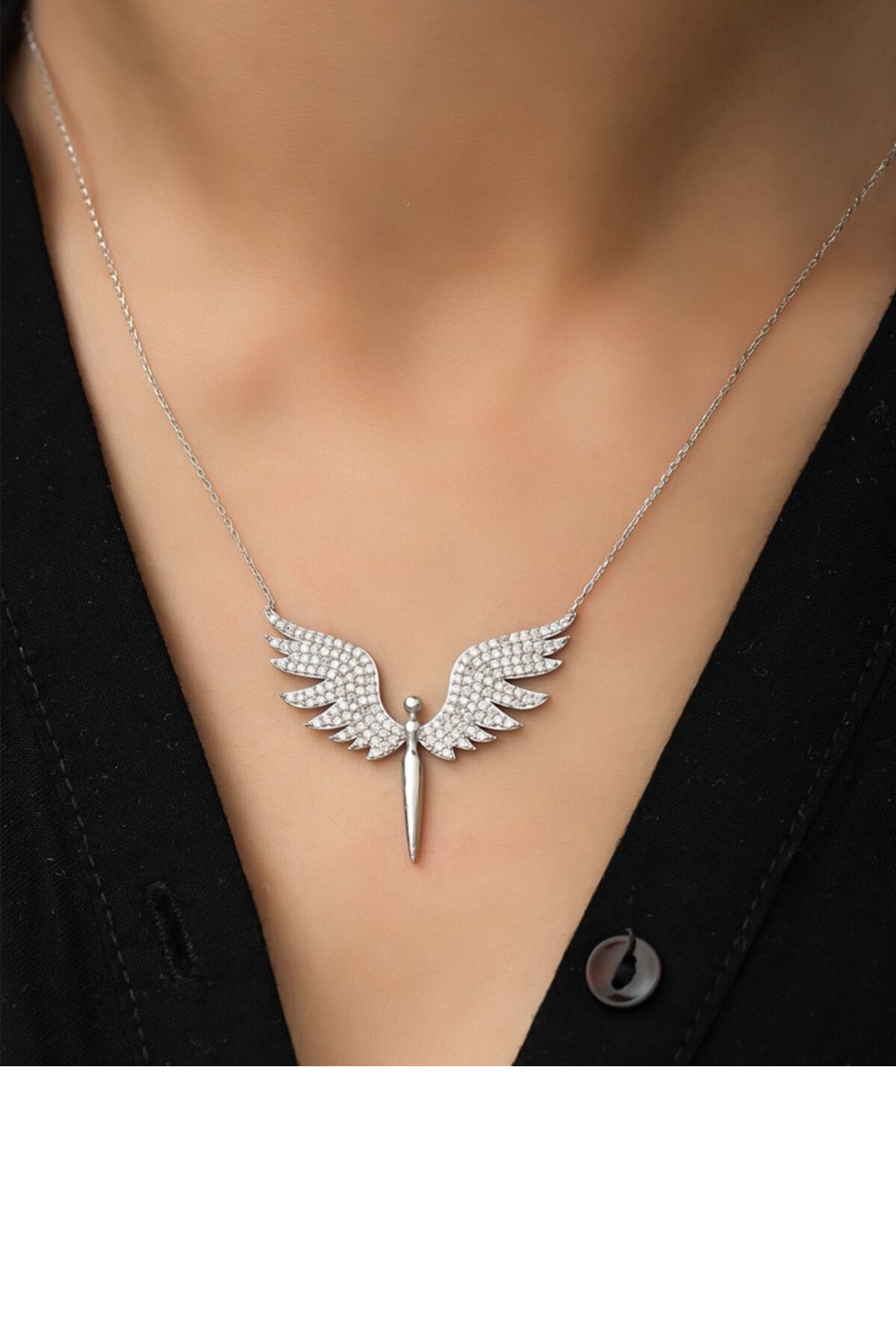 Silver Angel Necklace