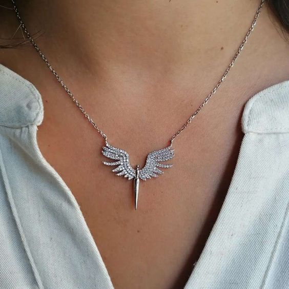 Silver Angel Necklace