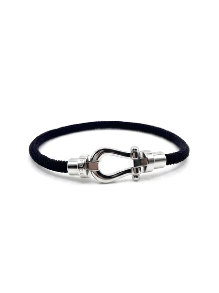 Bracelet Cordon - Motif Fred Acier Inoxydable