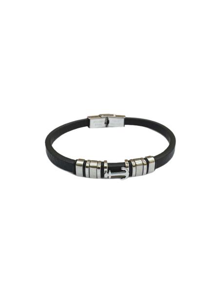 Bracelet Homme - Motif Et Fermoir Acier Inoxydable