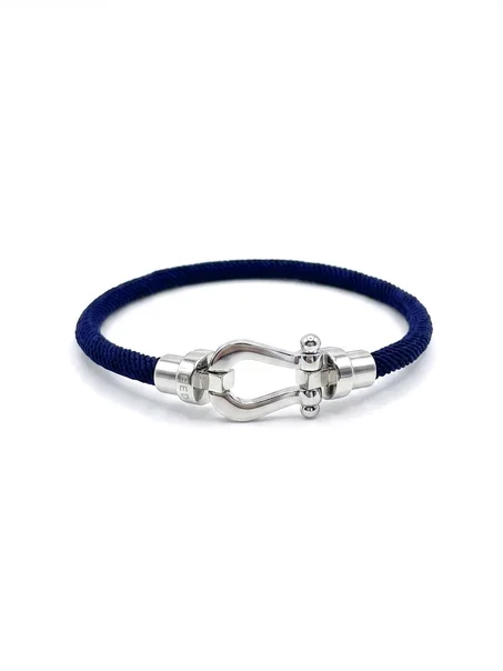 Bracelet Cordon - Motif Fred Acier Inoxydable