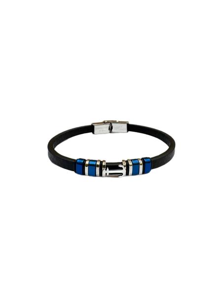 Bracelet Homme - Motif Et Fermoir Acier Inoxydable