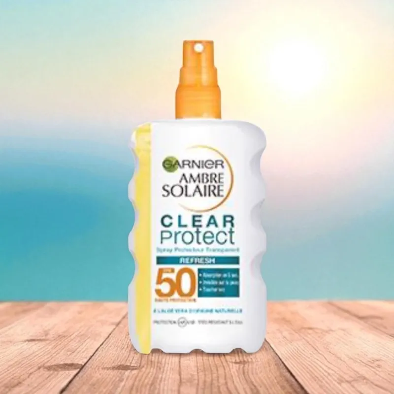 SPRAY PROTECTEUR TRANSPARENT AMBRE SOLAIRE 50/30FPS 200ML