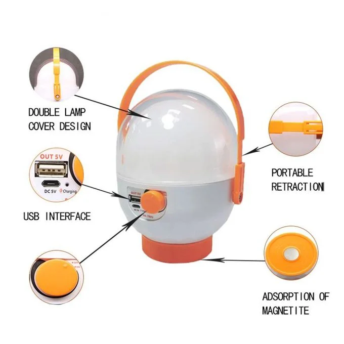 LED FA-7001 20Wمصباح قابل للشحن