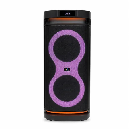 مكبر صوت بلوتوث عملاق PMPO WS-2514 | صوت جهوري وإضاءة RGB مع ميكروفون لاسلكي وريموت