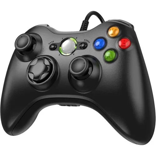 جهاز تحكم Xbox 360 سلكي – اتصال مستقر وأداء لا مثيل له مع أجهزة الألعاب وأجهزة الكمبيوتر التي تعمل بنظام Windows XP/7/8/10