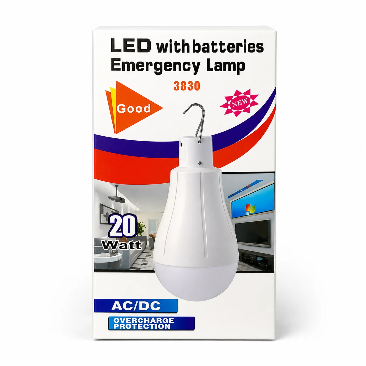 مصباح LED قابل لإعادة الشحن، مصباح إضاءة ليلية LED، 3 أوضاع للسطوع