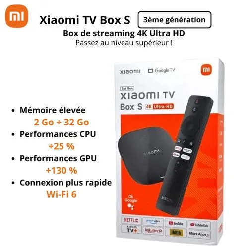 Mi Box S3e Gen – 4K Dolby Vision & Wi-Fi 6