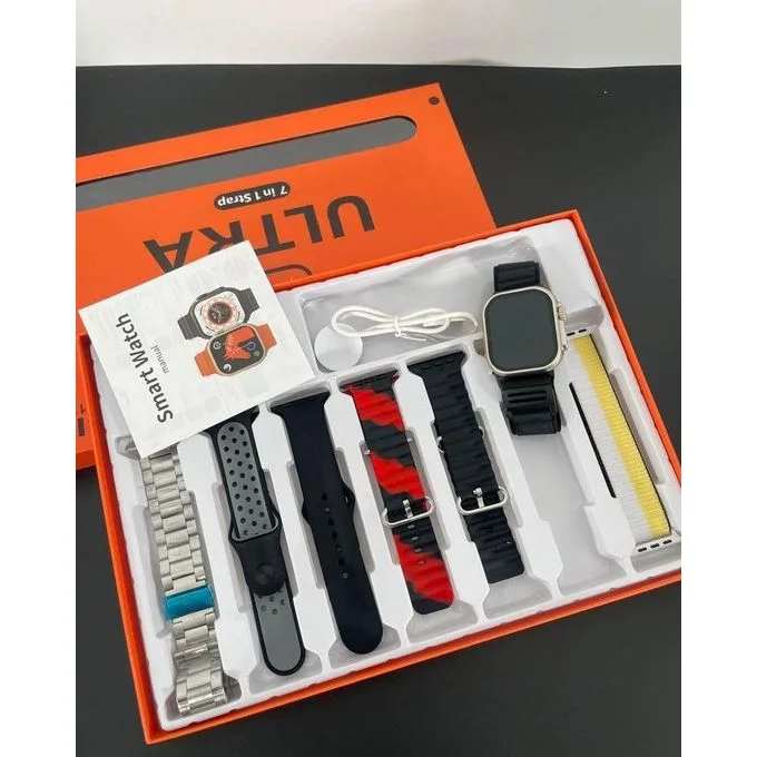 ساعة ذكية 9  Ultra   مع 7 أحزمة -