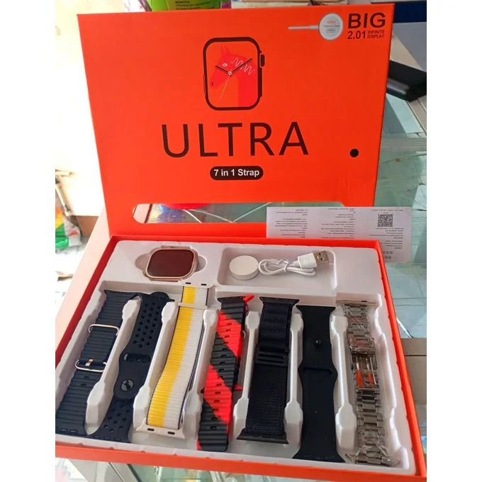 ساعة ذكية 9  Ultra   مع 7 أحزمة -