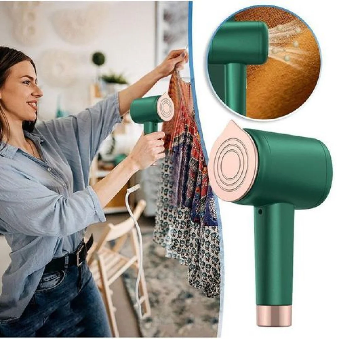 مكواة بخار للملابس + ماكينة حلاقة كهربائي