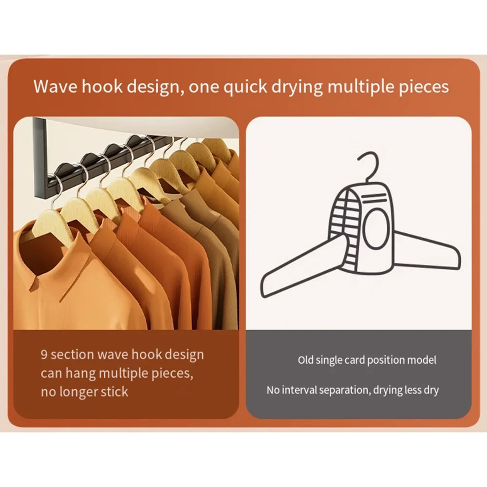 جهاز ذكي لتجفيف الملابس بالهواء الساخن