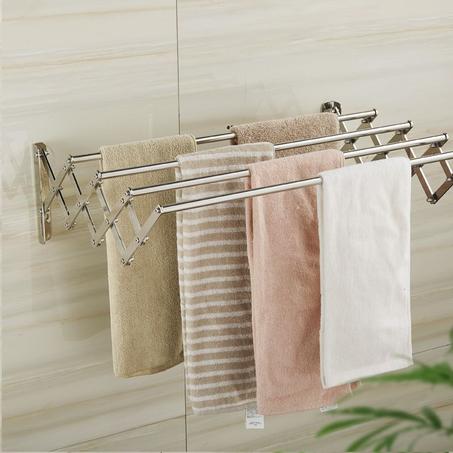 ناشر ملابس الغسيل قابل للطي من الألمنيوم المقاوم للصدأ