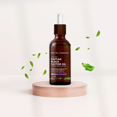 زيت HAITIAN BLACK CASTOR OIL لتكثيف وتقوية الشعر