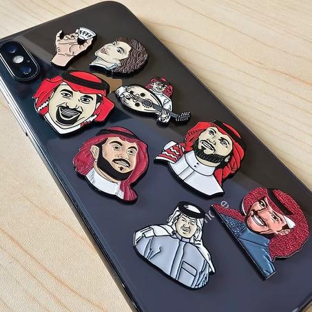 ملصقات معدنية بتصميم مخصص