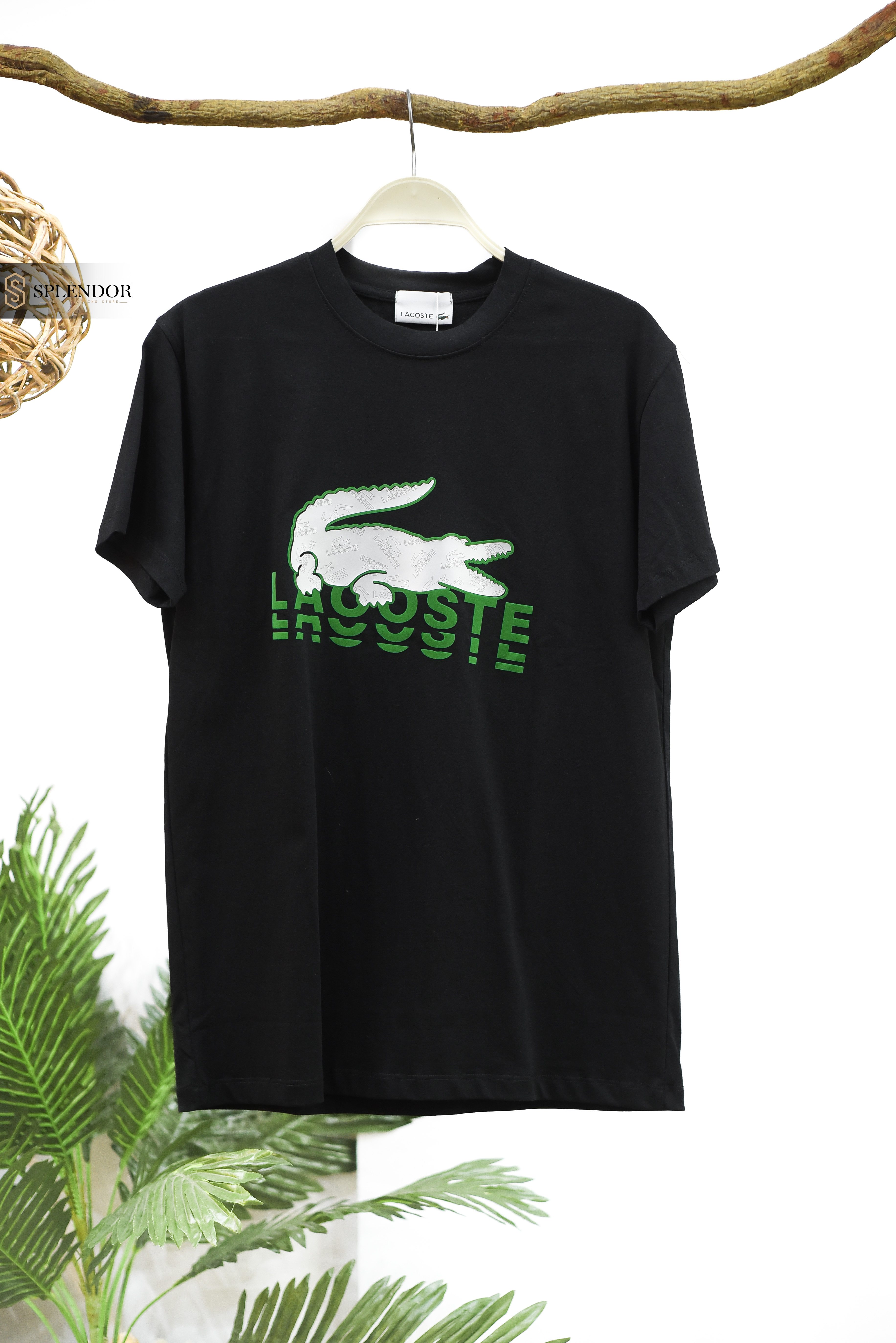 t-shirt (LACOSTE) بخامه صيفيه مريحه