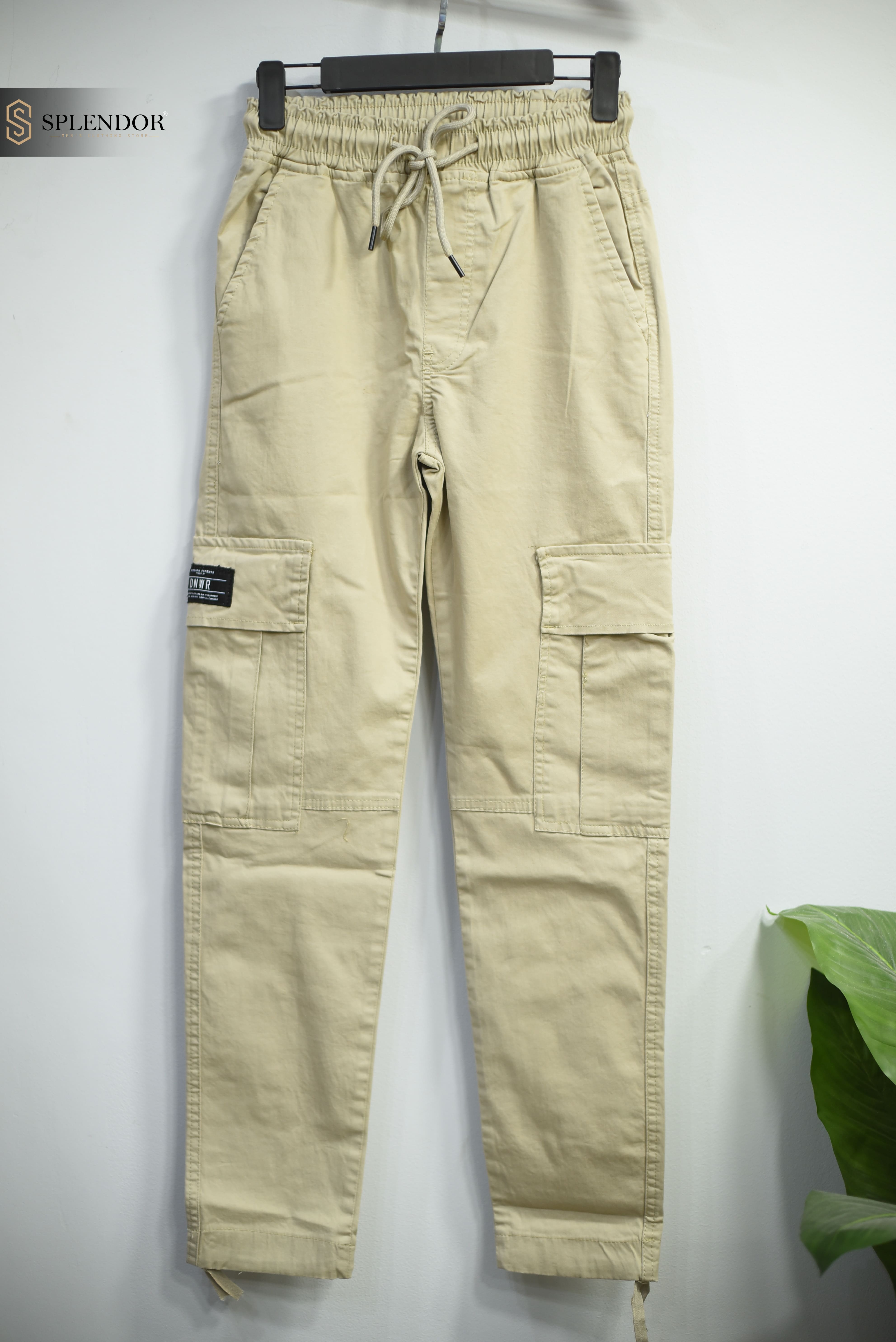 Gabardine cargo pants