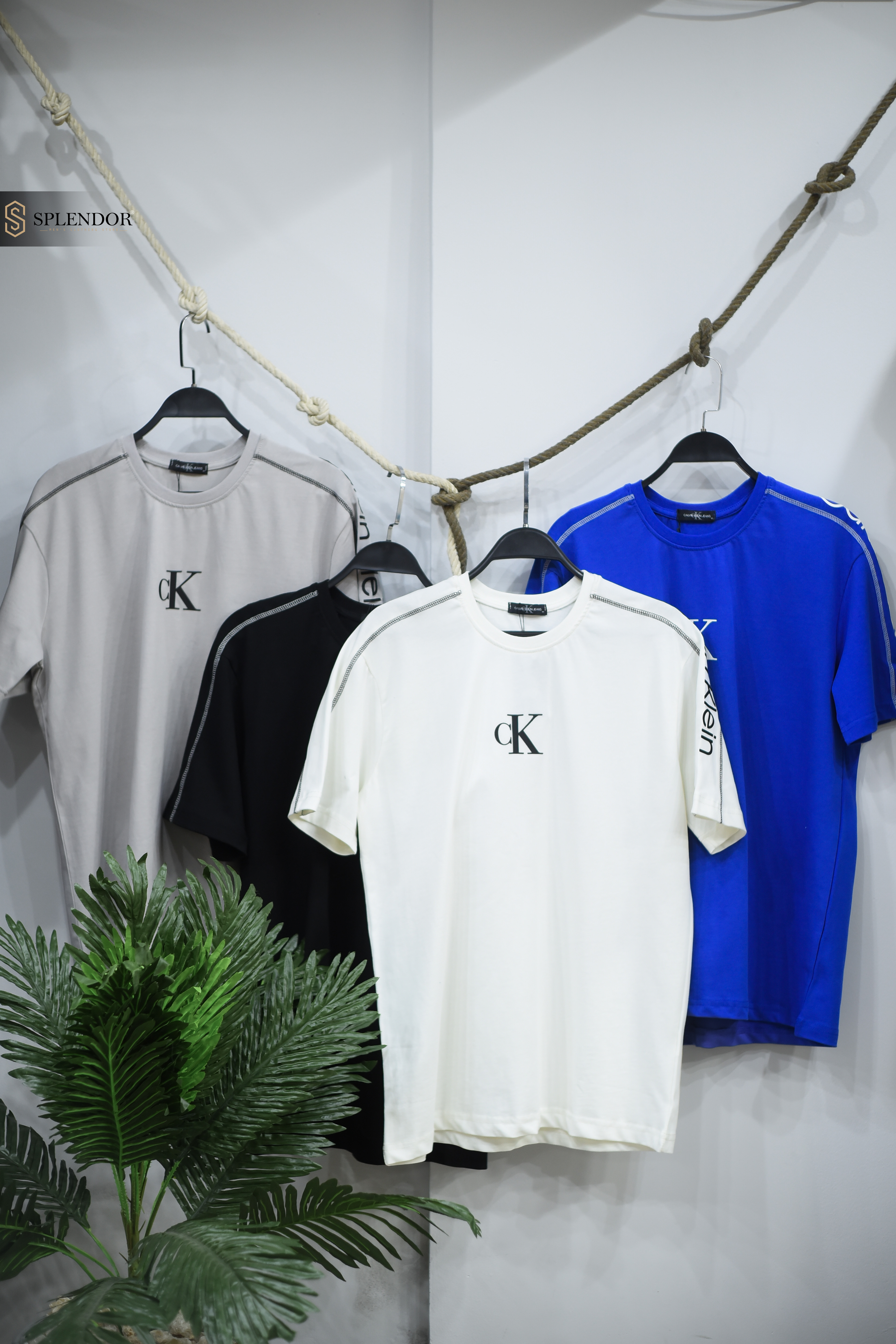 T-SHIRT (C.K) بخامه صيفيه مريحه