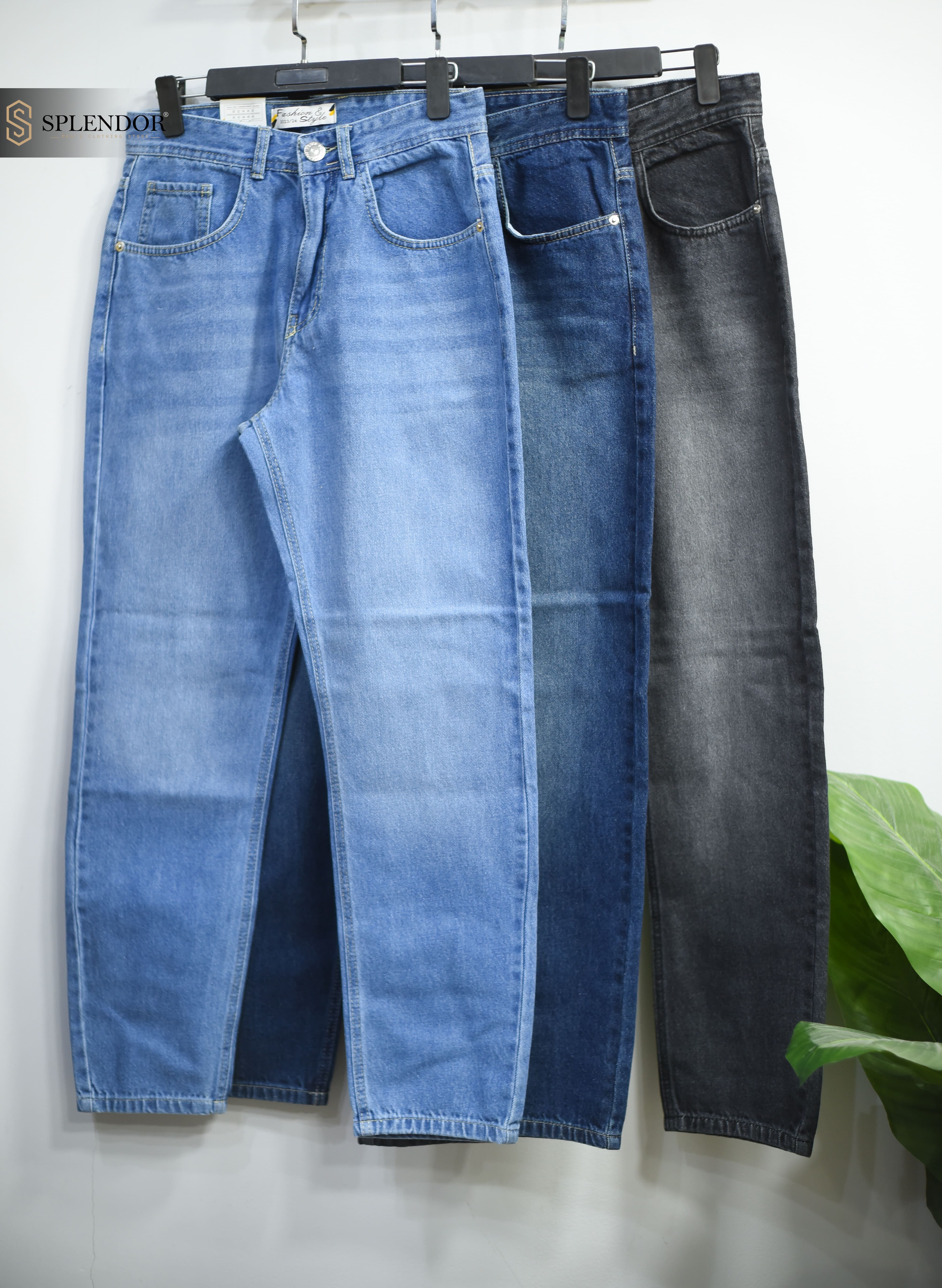 Plain wide leg pants