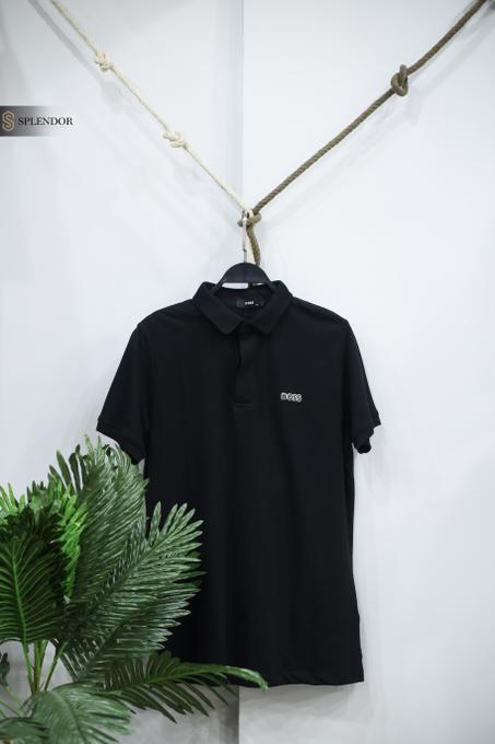 T-SHIRT POLO (BOSS) بخامه صيفيه مريحه