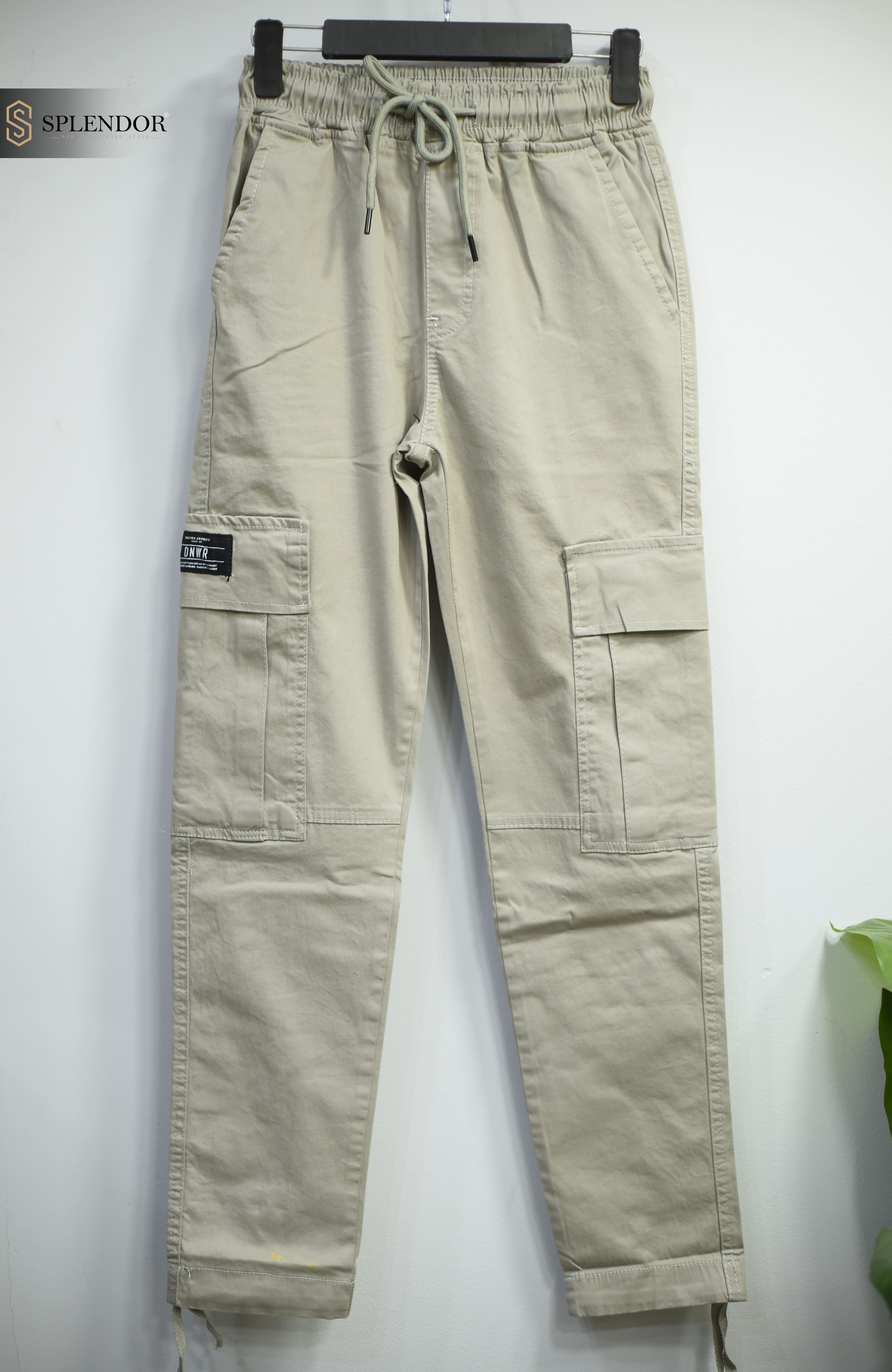 Gabardine cargo pants