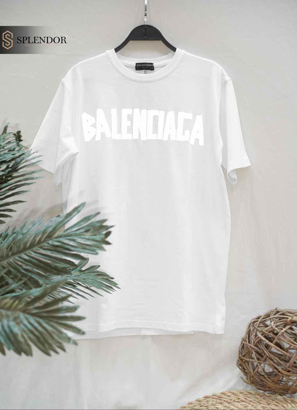 تيشرت Blanciaga بخامه صيفيه مريحه