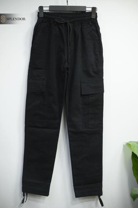Gabardine cargo pants
