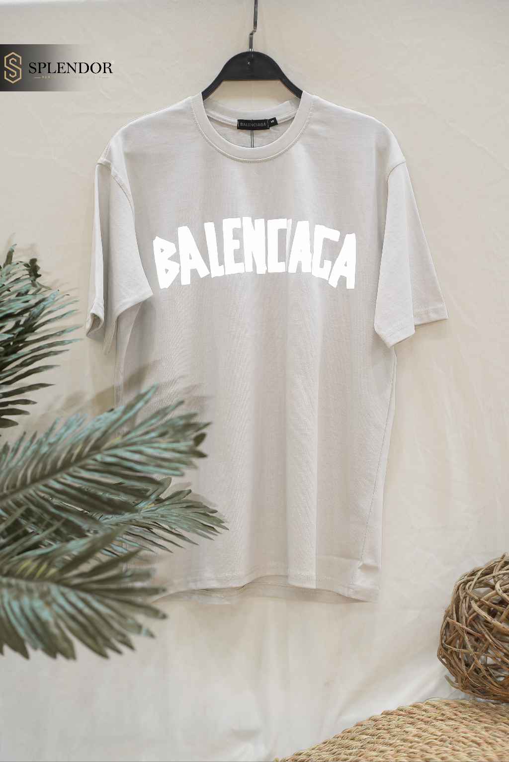 تيشرت Blanciaga بخامه صيفيه مريحه