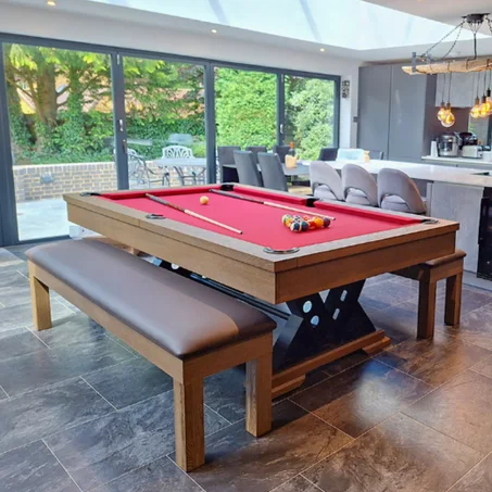 Table de billard américain de 2,13 M