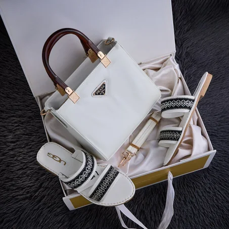 Pack Chic Femme 2026 – Sac + Sandales élégantes 🤍