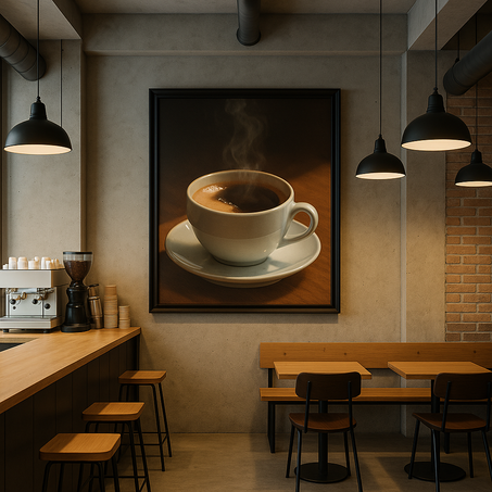 رائحة القهوة تعبق في الأجواء