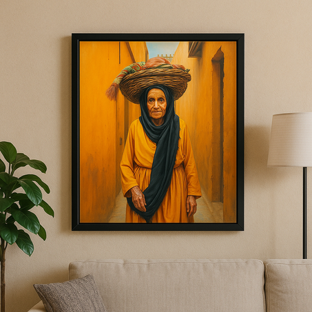 المرأة المغربية الأصيلة في أزقة المدينة العتيقة