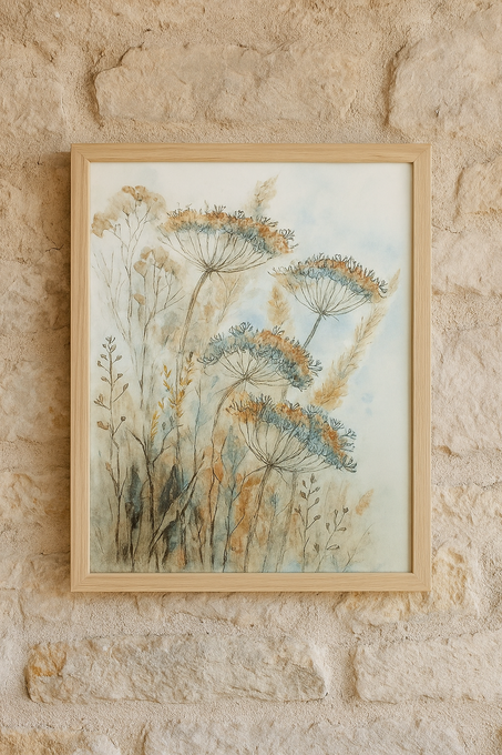 تناغم الزهور البرّية 🌾🎨