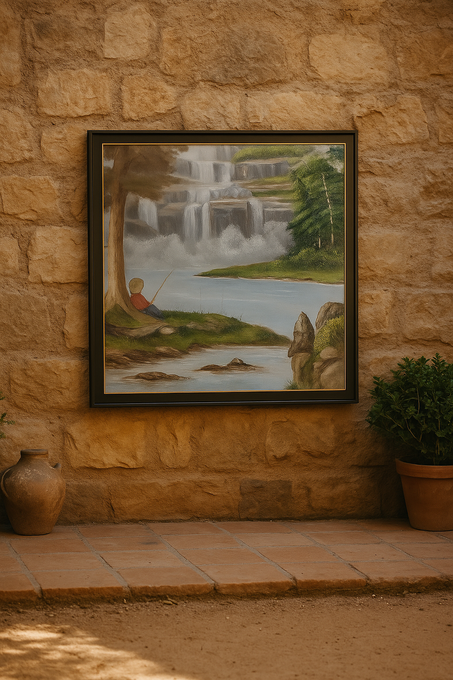 سكون الطبيعة  🌿🌊🖼️