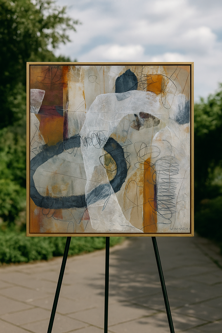 ✨ تجريد بالألوان الراقية ✨