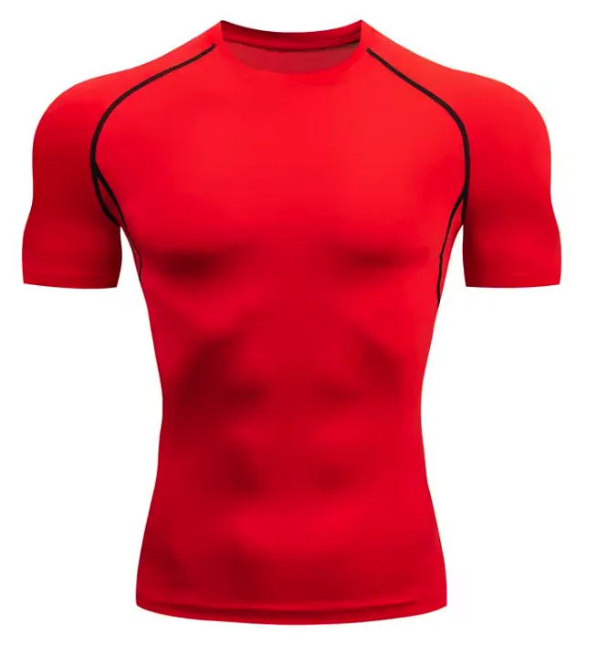 تيشيرت ضغط رجالي صيفي رياضي للجري