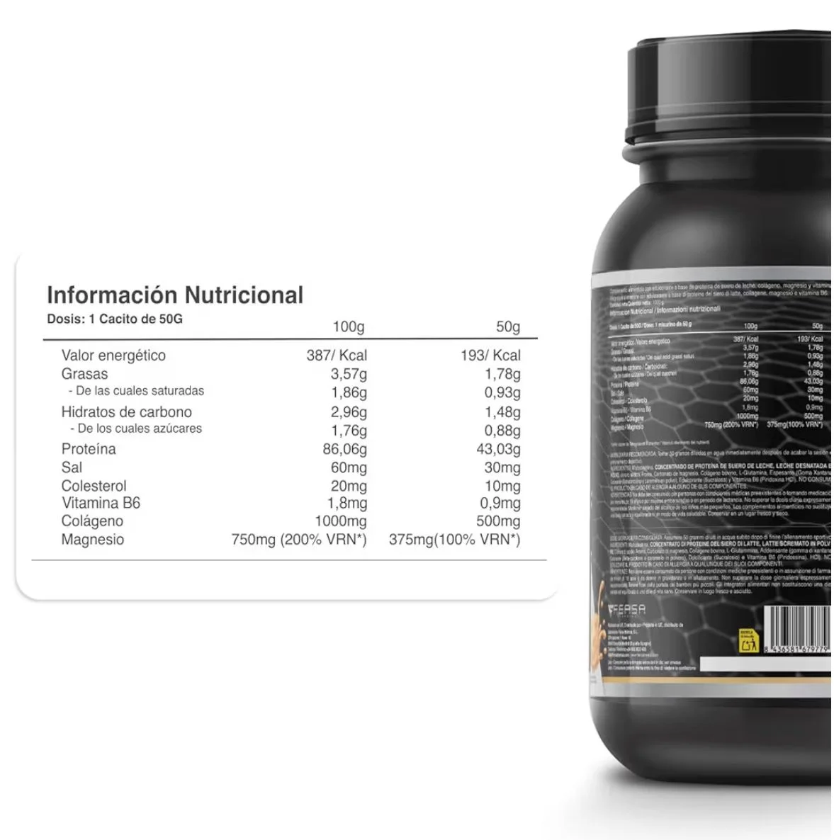 Proteína de suero de leche Healthy Fusion 1 kg