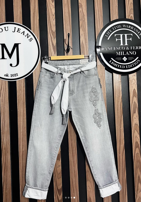Jean Artisanale Gris