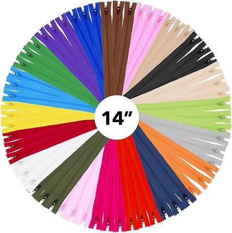 Mandala Crafts - Cremalleras de nailon para costura