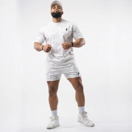 THE WOLFZ T-SHIRT  & SHORT MARBLE EDITION
