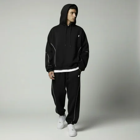 THE WOLFZ  HOODIE & JOGGER SHADOW LINE