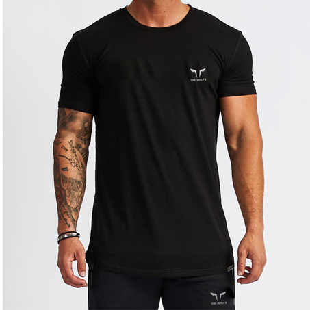 THE WOLFZ T-SHIRT FIT - BLACK
