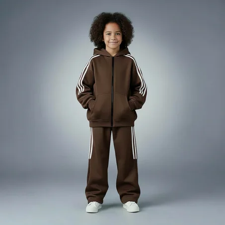 THE WOLFZ  HOODIE ZIP & PANT HYPE KIDS