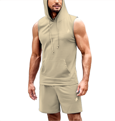 THE WOLFZ SLEEVELESS HOODIE ESSENTIAL
