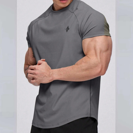 THE WOLFZ T-SHIRT GREY FIT