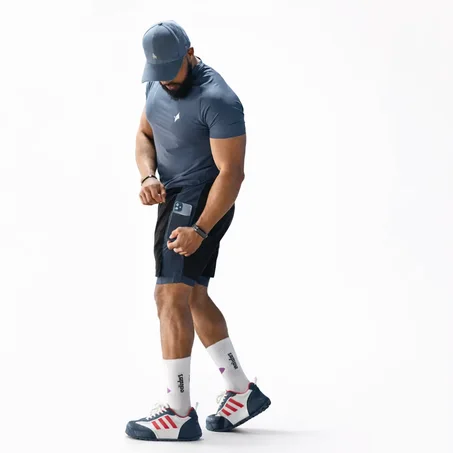 THE WOLFZ ENSEMBLE T-SHIRT  & SHORT  MOTION FIT