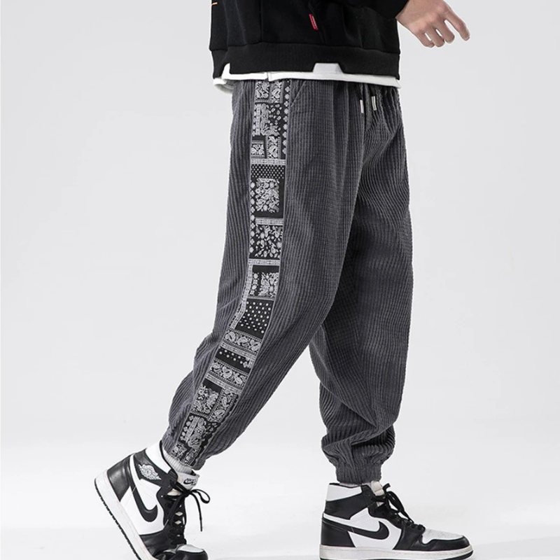 THE WOLFZ  PATCHWORK PANT