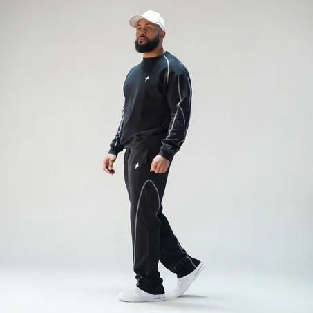 THE WOLFZ  LONGSLEEVE & JOGGER DARK MOTION
