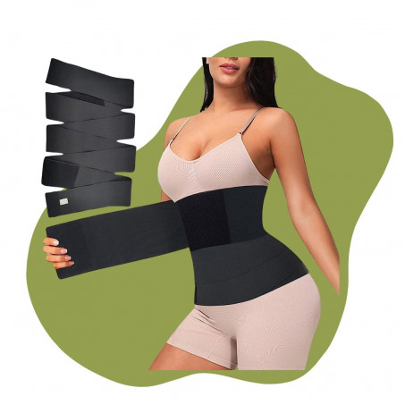 Body Slimming Beltحزام تنحيف البطن للنساء ، حزام مرن لفقدان الوزن ، حزام لبطن مسطح