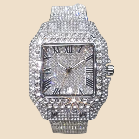 ساعة يد ماسية